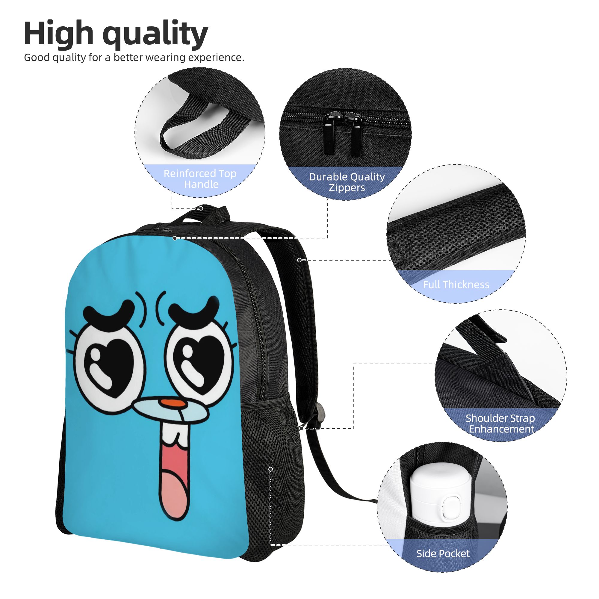 Gumball Gum Ball Watterson Tas - School Backpack Teen ulasan dan harga